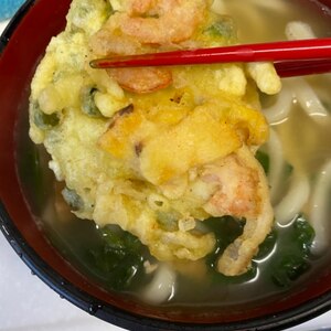 かき揚げうどん